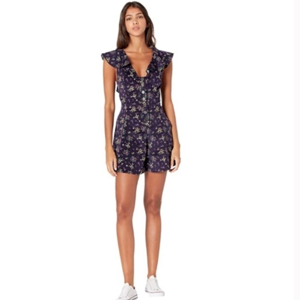 Free People Violet Visions romper